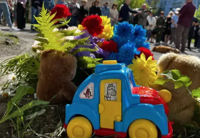 В Умані вшанували пам'ять дітей, що загинули у війні з росією