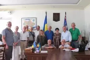 До Умані прибула делегація і гуманітарна допомога з Франції