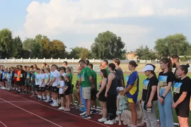 В Умані відбувся патріотичний захід "Шаную воїнів, біжу за героїв України"