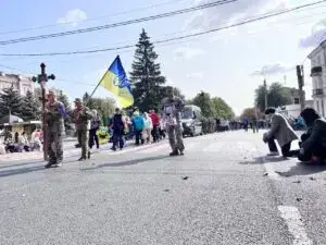 Повернувся додому на щиті: в Умані вшанували пам'ять загиблого Героя