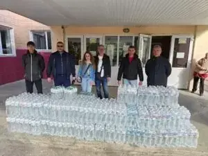 Умань отримала безплатну воду для укриттів
