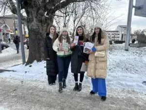 Сьогодні в Умані пройшла акція проти домашнього насильства в рамках всеукраїнської компанії "16 днів без насильства"