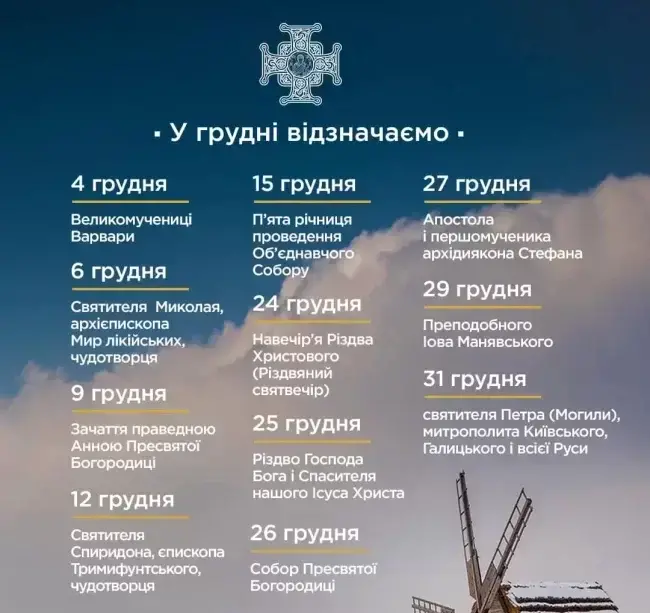 Зимові свята по-новому: коли відзначати Миколая та Різдво за новоюліанським календарем