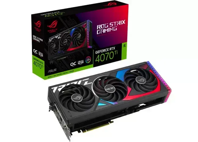 Asus GeForce RTX 4070 Ti 12GB GDDR6X ROG Strix Gaming OC Asus GeForce RTX 4070 Ti 12GB GDDR6X ROG Strix Gaming OC