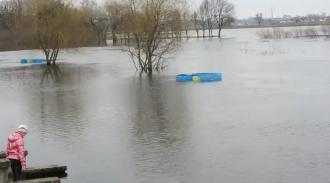 На Черкащині оголошено жовтий рівень небезпеки через водопілля