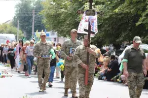 В Умані днями попрощалися з загиблим Героєм Олександром Цебрієм