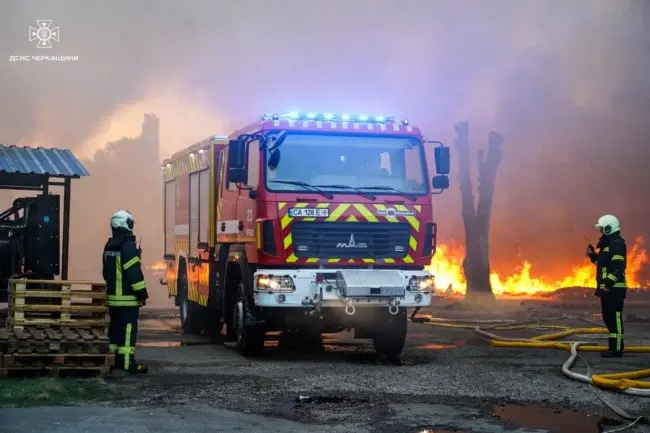 На Черкащині сили ППО знищили 8 шахедів, але є влучання і пожежа