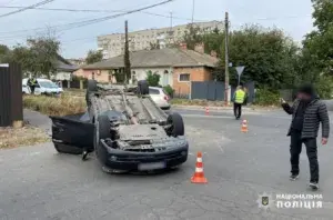 В Умані розслідують ДТП за участю трьох автівок
