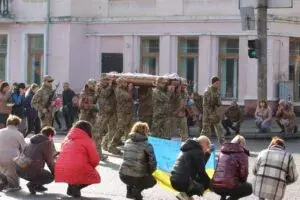 В Умані попрощалися з загиблим Героєм