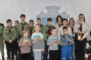 Пластуни привезли до Умані Вифлеємський вогонь