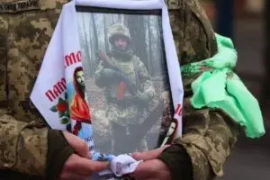 В Умані попрощалися з загиблим Героєм