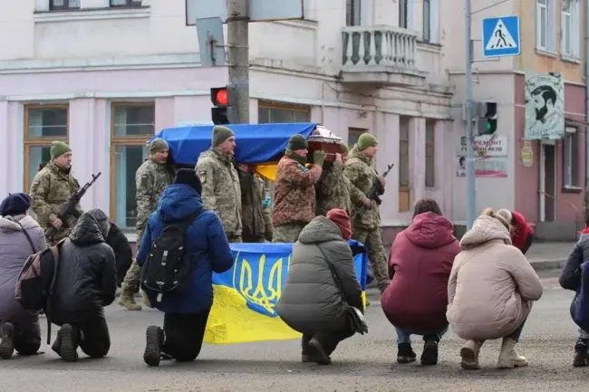 В Умані попрощалися з загиблим Героєм Валентином Волошиним