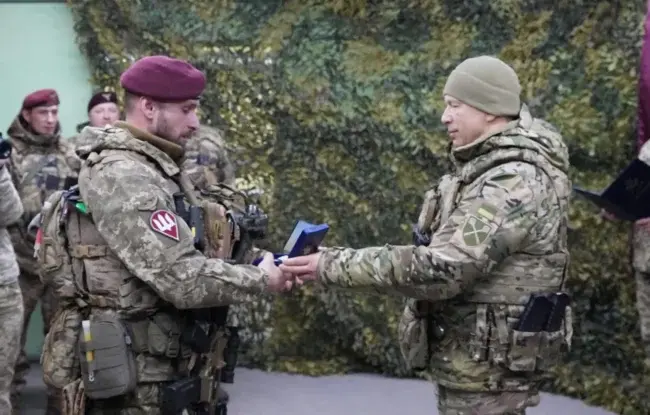 Героя з Уманщини сьогодні нагородили " Срібним хрестом"