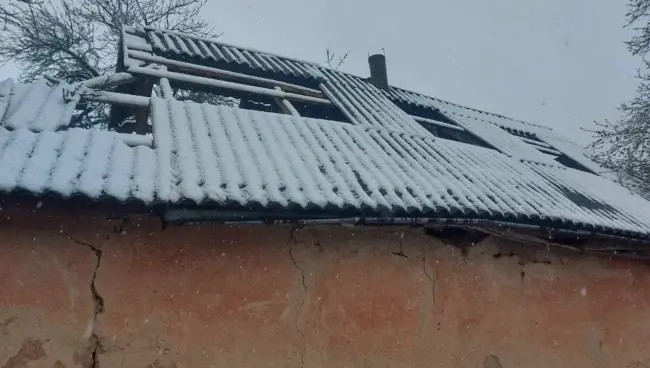 На Уманщині уламки дрона "Герань-2" пошкодили житлові будівлі