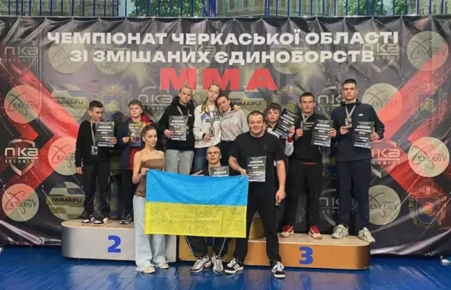 Христинівські спортсмени вибороли 9 медалей на обласному чемпіонаті з ММА