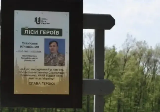 На Уманщині заклали ліс пам’яті на честь загиблого героя Станіслава Кривошиї