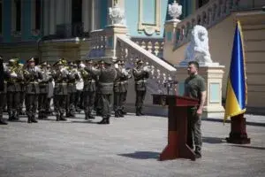 Президент вручив почесну відзнаку зенітній бригаді з Умані