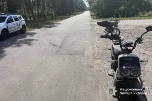 На Уманщині мотоцикліст утік з місця ДТП, залишивши травмованого чоловіка