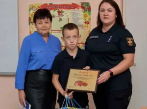 На Уманщині 9-річний школяр самотужки загасив пожежу сухостою