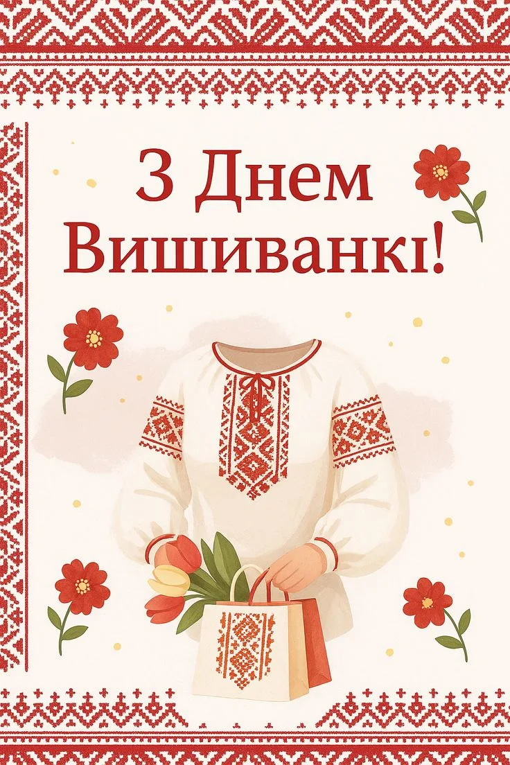 Красиві привітання з Днем вишиванки, які подарують святковий настрій