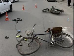 В Умані трапилася ДТП, яку влаштував неповнолітній на мотоциклі