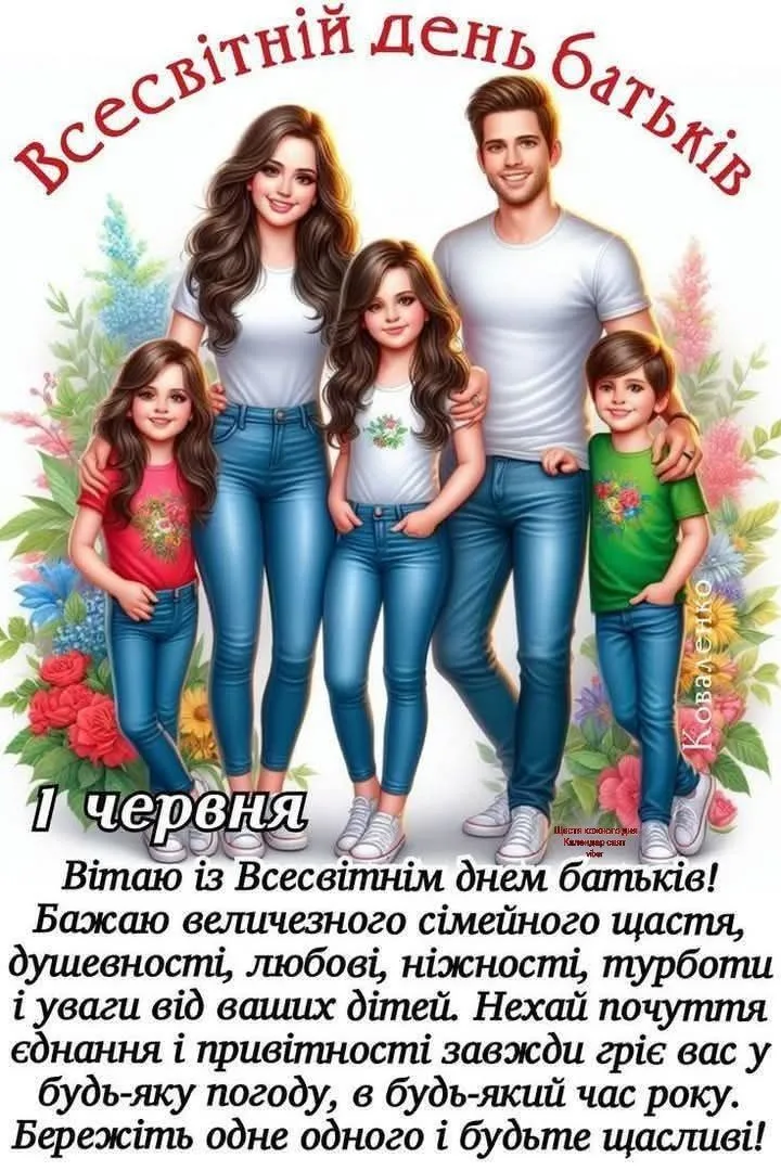День батьків 2026: добірка щирих слів, які зворушать маму і тата до сліз