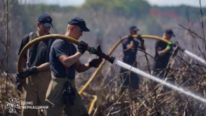 Справжній Сайлент Хілл на Черкащині: тут третю добу гасять масштабну пожежу торфовища