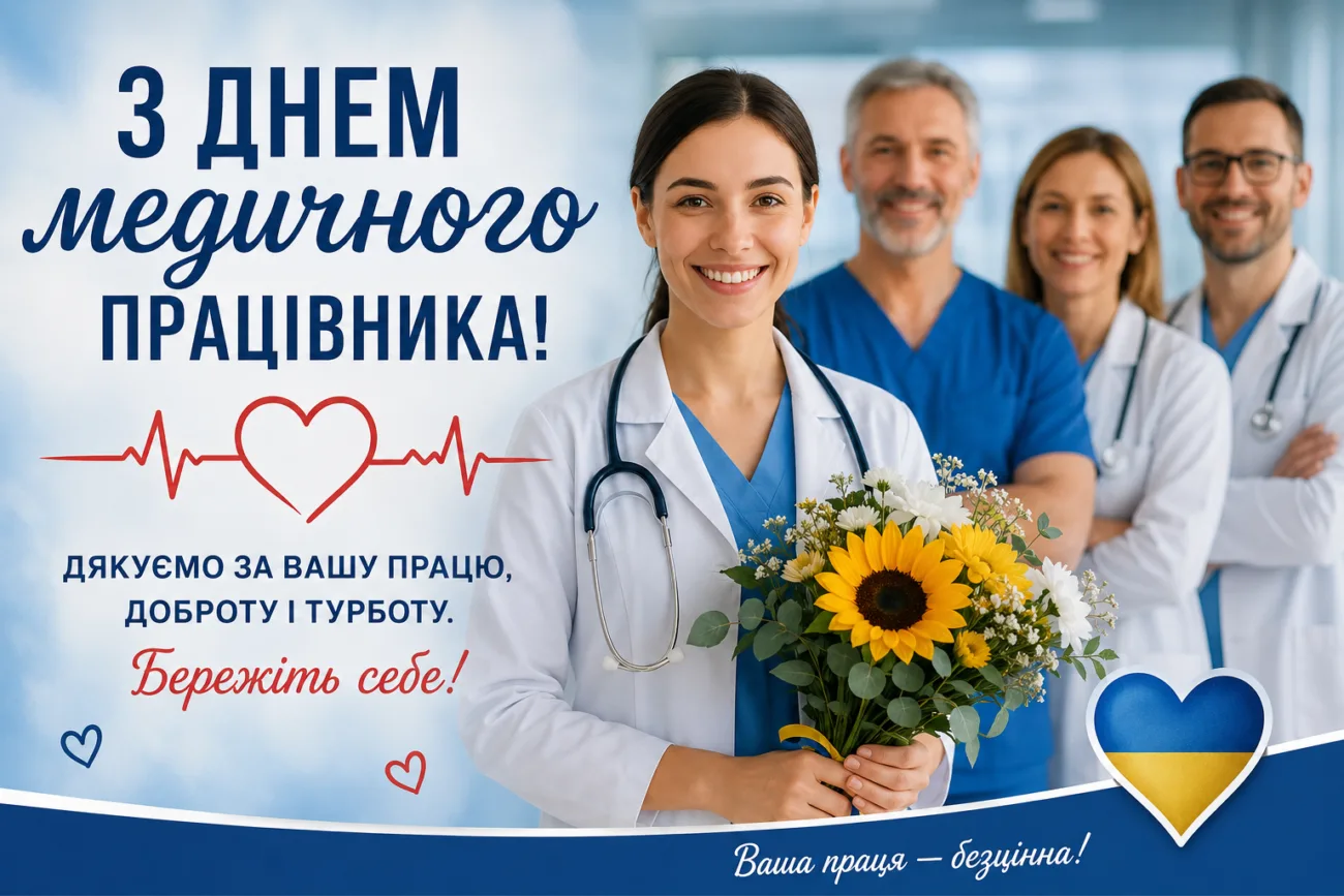 День медика 2026 в Україні: найкращі привітання у Viber, Telegram, прозі та віршах