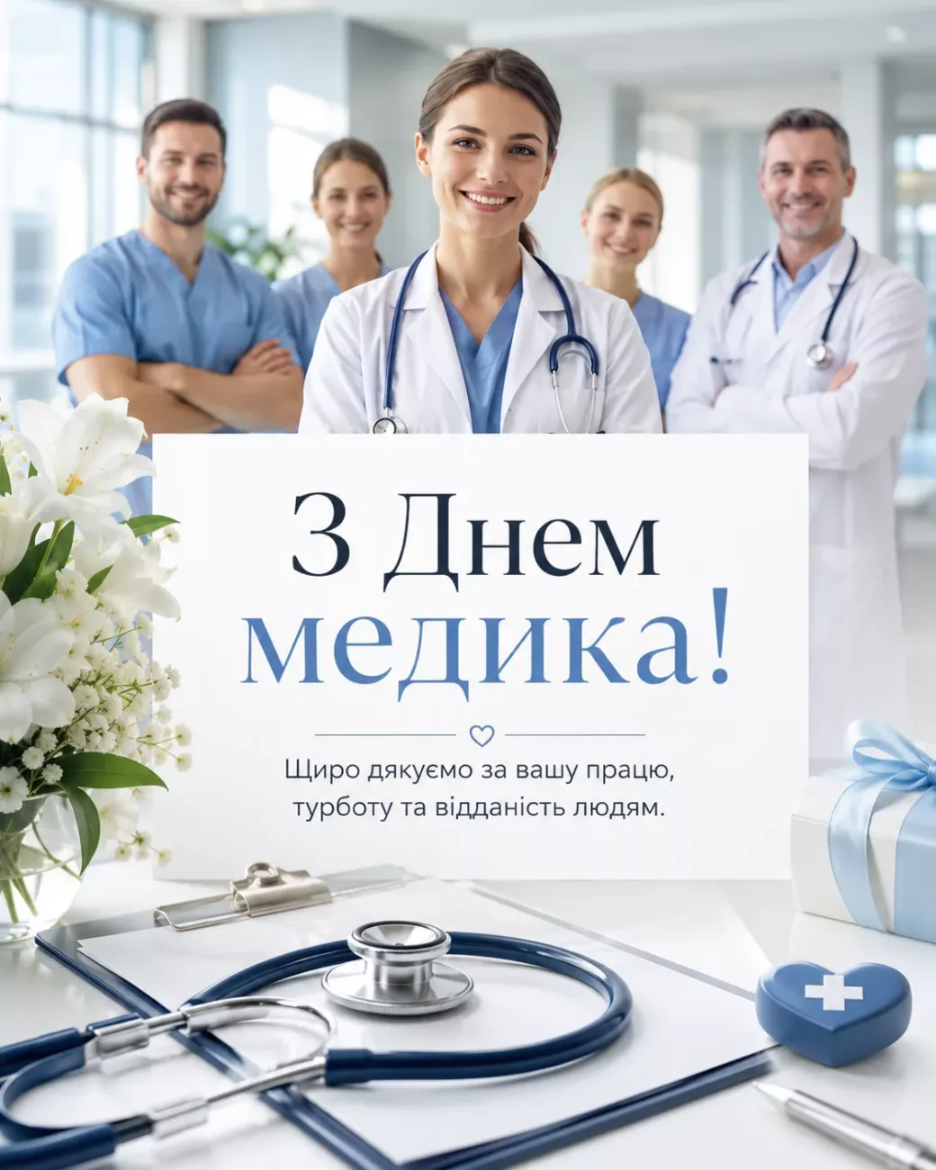 День медика 2026 в Україні: найкращі привітання у Viber, Telegram, прозі та віршах