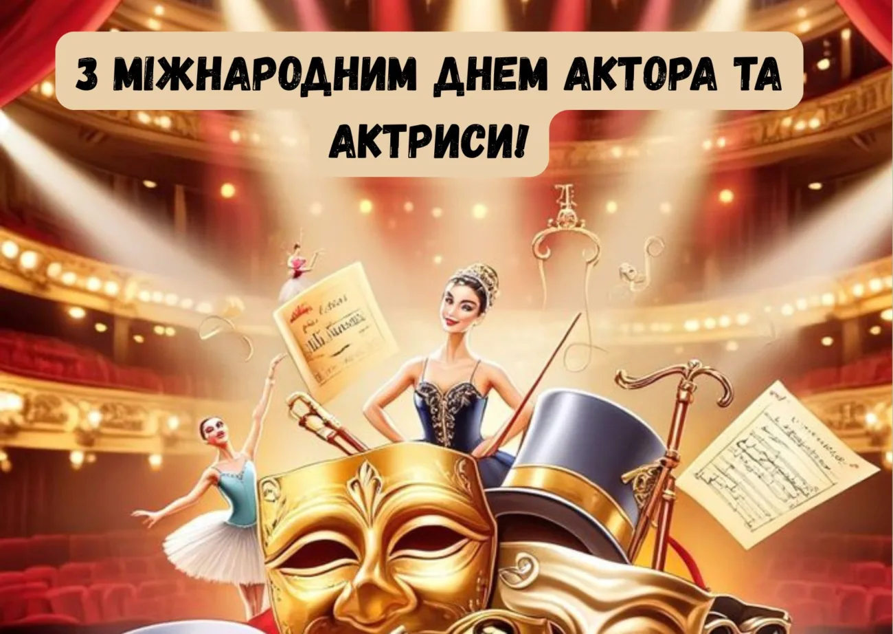 з Міжнародним днем актора та актриси 2026