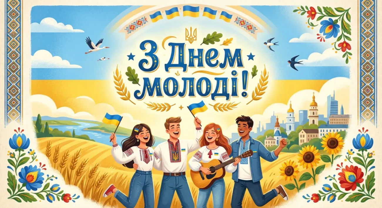 Привітання з Днем молоді 2026: найкращі побажання у прозі, віршах і своїми словами