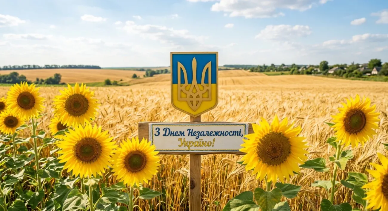 Привітання з Днем Незалежності України 2026: 35 років свободи — слова, які торкнуться серця