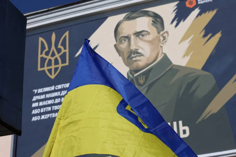 В Умані з'явився мурал, присвячений пам'яті Євгена Коновальця