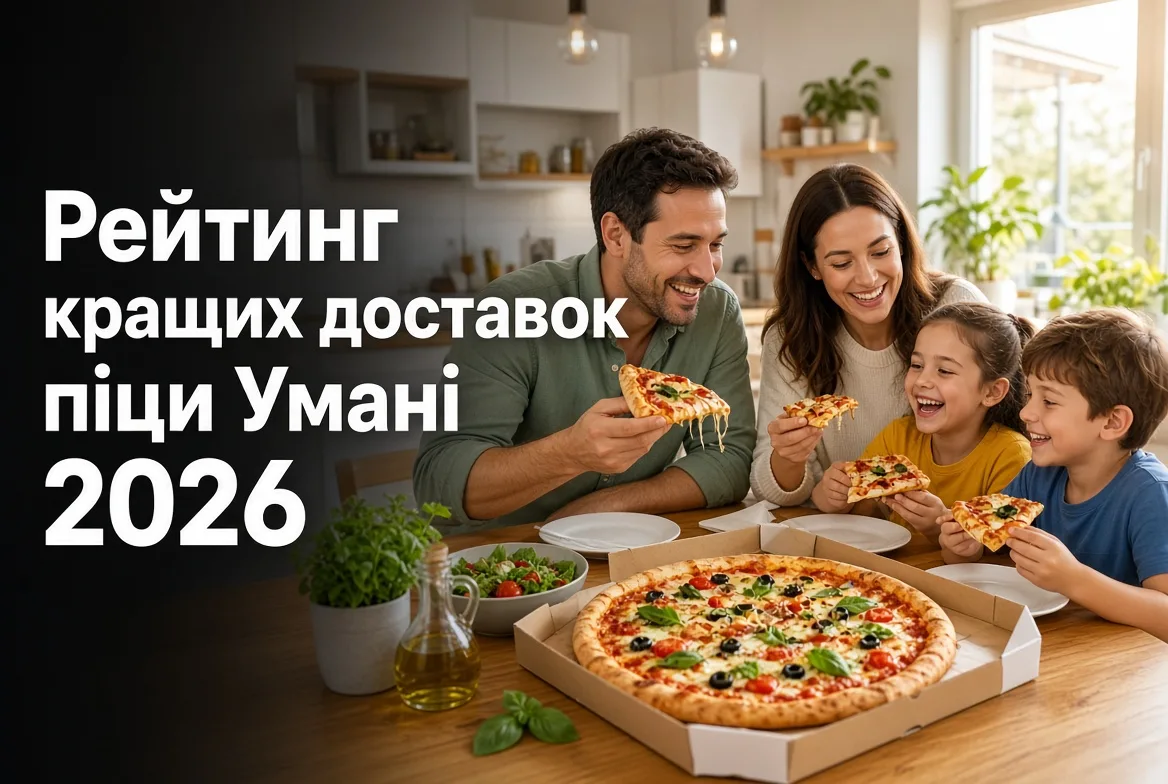Рейтинг кращих доставок піци Умані 2026