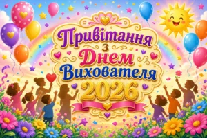 Привітання з Днем вихователя 2026: слова, після яких хочеться обійняти свого педагога