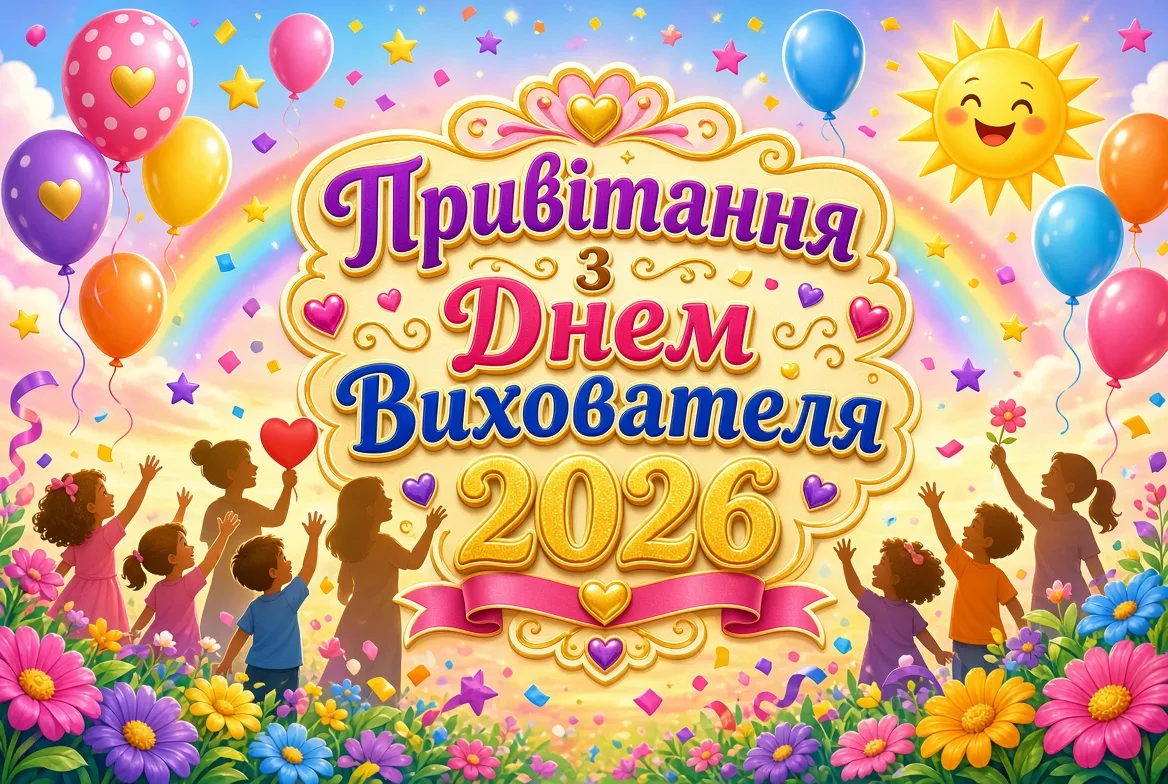 Привітання з Днем вихователя 2026: слова, після яких хочеться обійняти свого педагога