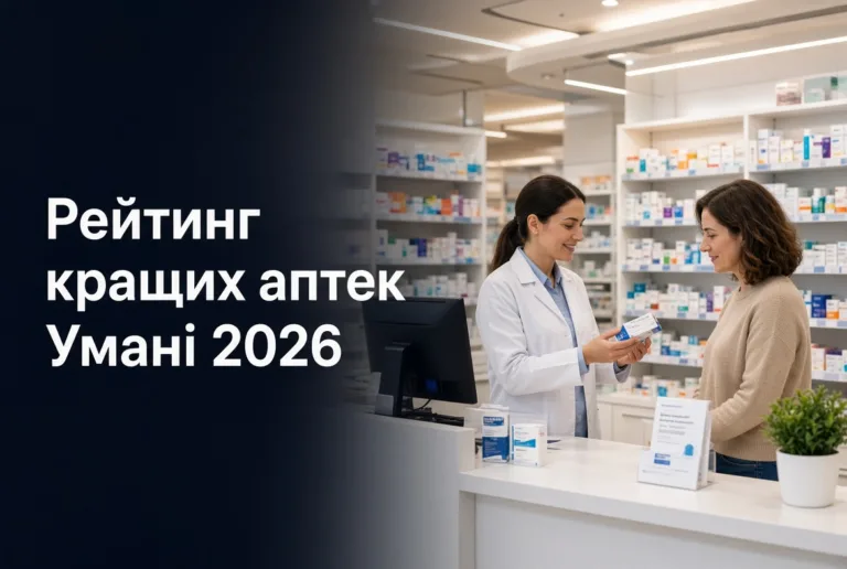 Рейтинг кращих аптек Умані 2026