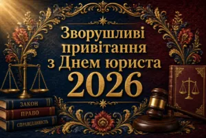 Зворушливі привітання з Днем юриста 2026