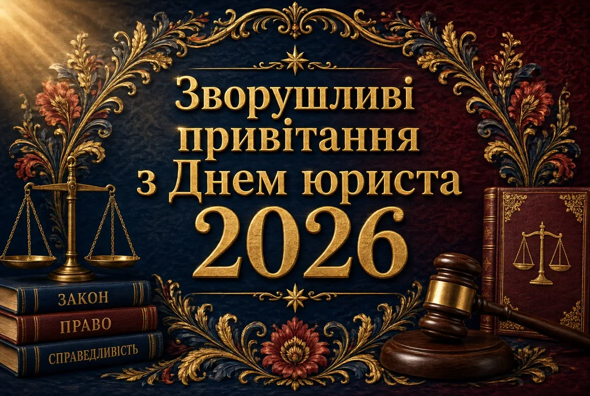 Зворушливі привітання з Днем юриста 2026